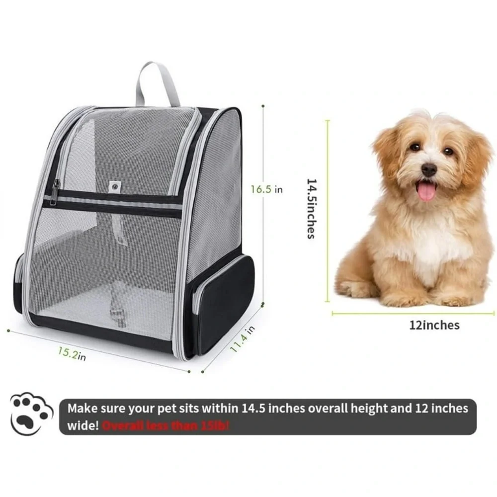 NWOT Black Pet Carrier - Picture 4 of 16